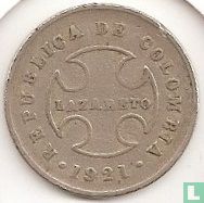 Colombie 10 centavos 1921 (monnaie de léproserie) - Image 1