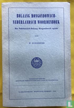 Bolaang Mongondowsch-Nederlandsch woordenboek - Afbeelding 1