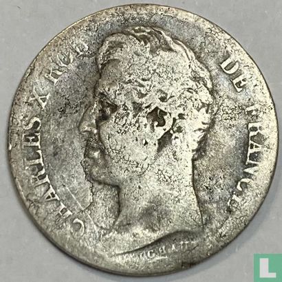 France 1 franc 1829 (B) - Image 2