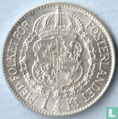 Schweden 1 Krona 1932 - Bild 2