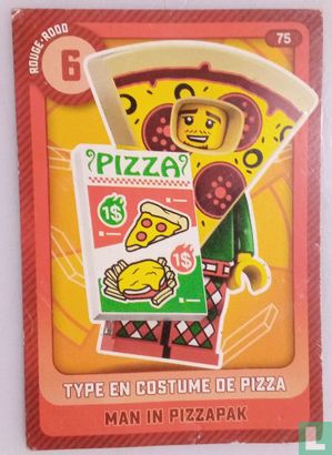 Type en costume de pizza - Afbeelding 1
