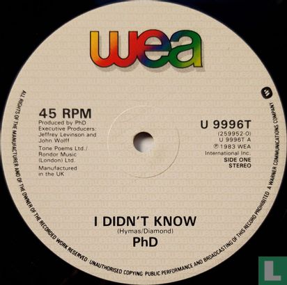 I Didn't Know - Bild 3