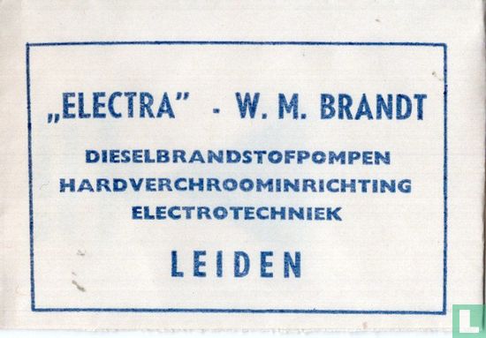 "Electra" W.M. Brandt - Afbeelding 1