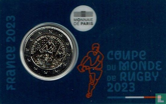 Frankreich 2 Euro 2023 (Coincard) "Rugby World Cup in France" - Bild 1