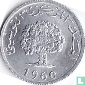Tunesië 5 millim 1960 - Afbeelding 1