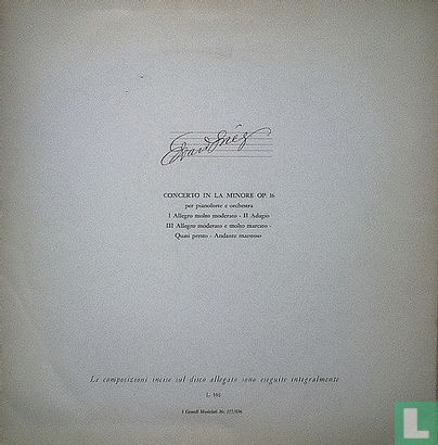 Edvard Grieg I [Concerto per pianoforte e orchestra, opus 16] - Afbeelding 2