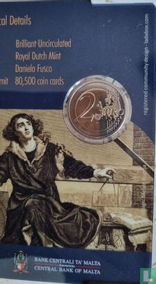 Malte 2 euro 2023 (folder) "550th anniversary Birth of Nicolaus Copernicus" - Image 3