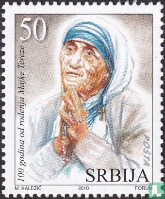 100th birthday of Mother Teresa