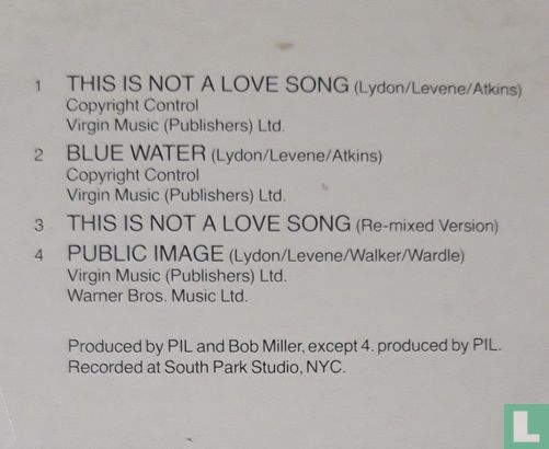This is not a Love Song - Image 5