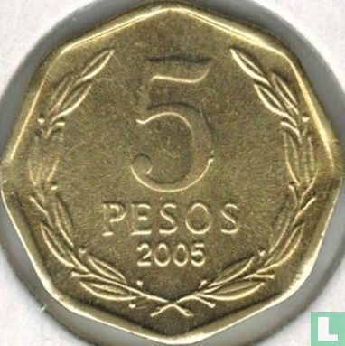 Chili 5 pesos 2005 - Afbeelding 1