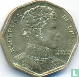 Chili 5 pesos 1998 - Image 2
