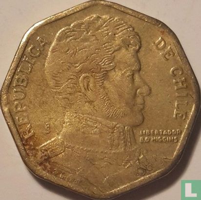 Chili 5 pesos 2000 - Afbeelding 2