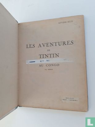 Tintin Au Congo 1931 versie Coer Vaillants - Image 3
