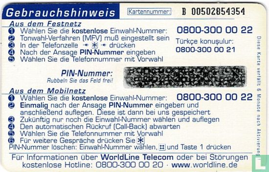Merhaba Türkiye - DM20 / pre-paid phone card - Image 2
