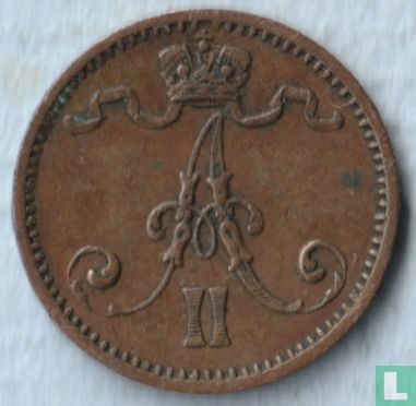 Finlande 1 penni 1874 - Image 2