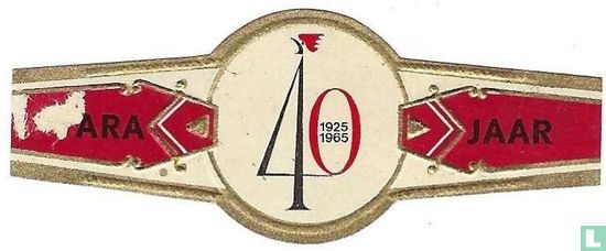 40 1925 1965 - VARA - jaar - Afbeelding 1