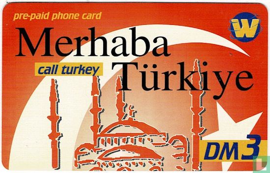 Merhaba Türkiye - DM3 / pre-paid phone card - Image 1