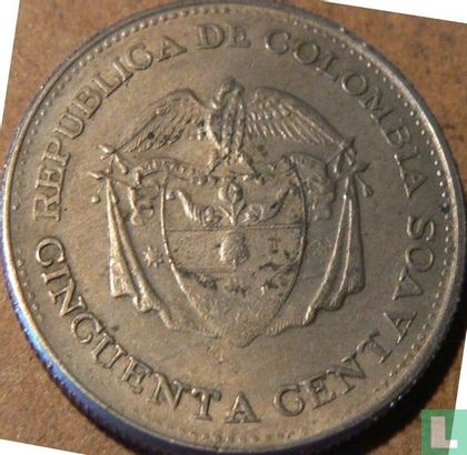 Colombie 50 centavos 1963 - Image 2