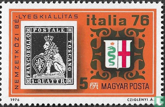 Briefmarke und Stadtwappen - Bild 2