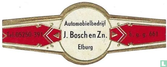 Automobielbedrijf J. Bosch en Zn. Elburg - Tel. 05250-391 - b.g.g. 661 - Afbeelding 1