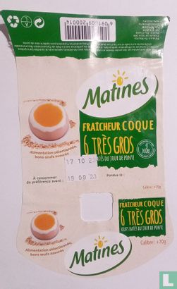 Matines 6  très gros oeufs
