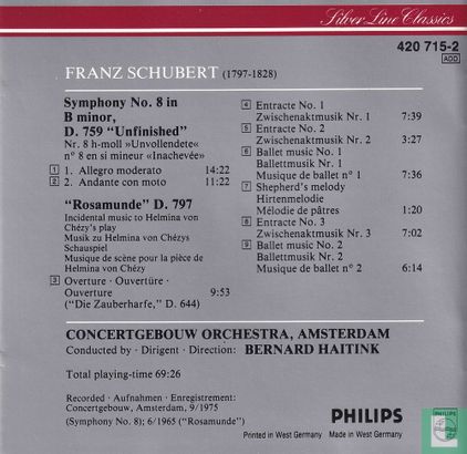 Schubert    Symphony no. 8 - Afbeelding 6