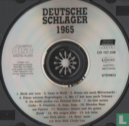 Deutsche Schlager der 60er 1965 - Image 3
