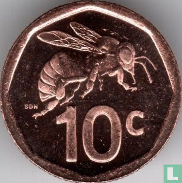 Afrique du Sud 10 cents 2023 - Image 2