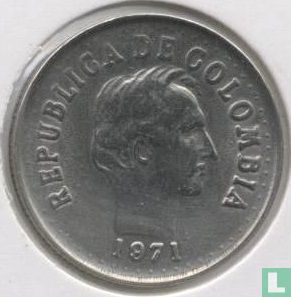 Colombie 20 centavos 1971 (type 2) - Image 1