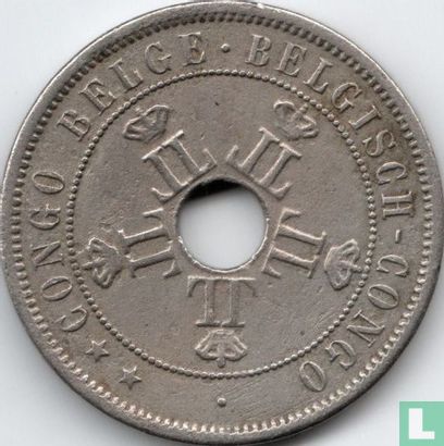 Belgian Congo 20 centimes 1909 - Image 2