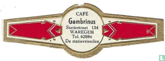 Café Gambrinus Statiestraat 134 WAREGEM Tel. 62986 De statievrienden - Image 1