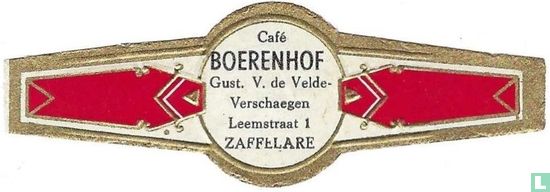 Café BOERENHOF Gust. V. de Velde-Verschaegen Leemstraat 1 ZAFFELARE - Afbeelding 1