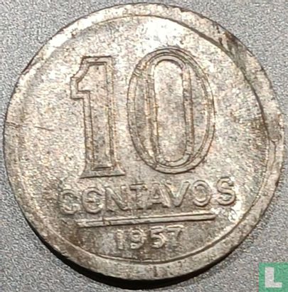 Brazil 10 centavos 1957 - Image 1