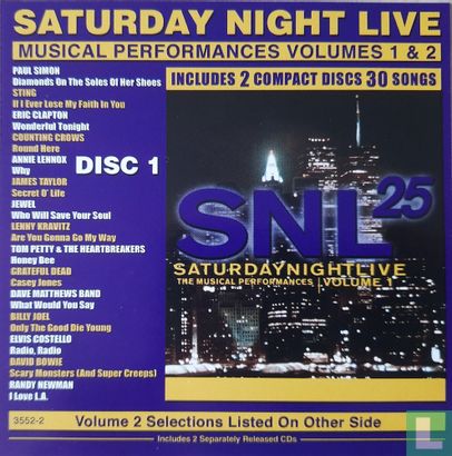 SNL25 - Saturday Night Live, The Musical Performances - Volumes 1 & 2 - Image 1
