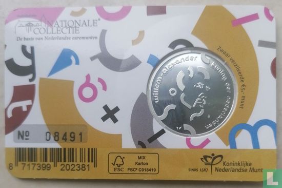  Nederland 5 euro 2023 (coincard - BU) "50 years of COC recognition" - Afbeelding 2