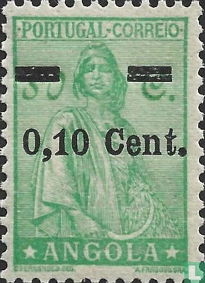 Ceres with overprint