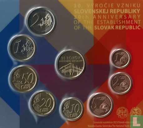 Slowakije jaarset 2023 "30th anniversary of the establishment of the Slovak Republic" - Afbeelding 3