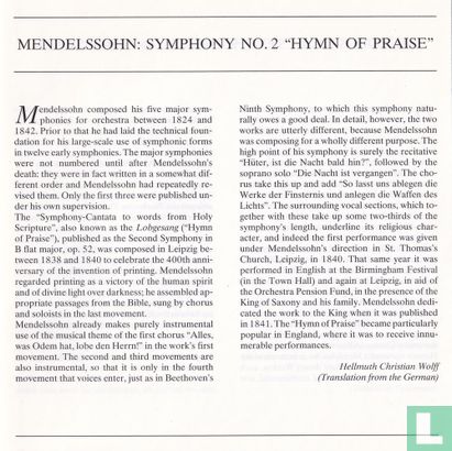 Mendelssohn    Symphony no. 2  'Lobgesang' - Image 4