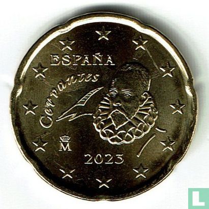 Espagne 20 cent 2023 - Image 1
