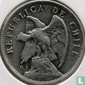 Chile 1 Peso 1921 - Bild 2