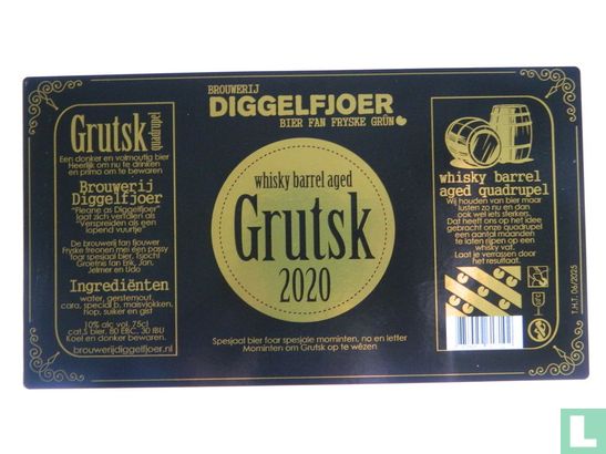 Grutsk 2020 whisky barrel aged