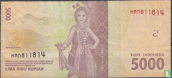 Indonésie 5 000 roupies - Image 2