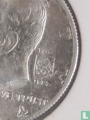 États-Unis ½ dollar 1964 (estampillé 1982) - Image 3