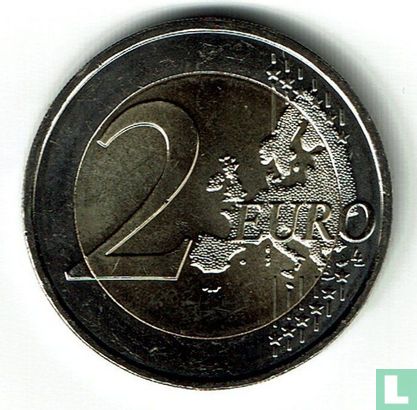 Luxemburg 2 euro 2023 (hoorn des overvloeds) "175th anniversary 1848 Constitution and the Chamber of Deputies" - Afbeelding 2
