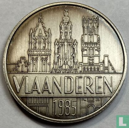België 50 Vlaamse Franken 1985 (alpaca) - Afbeelding 1