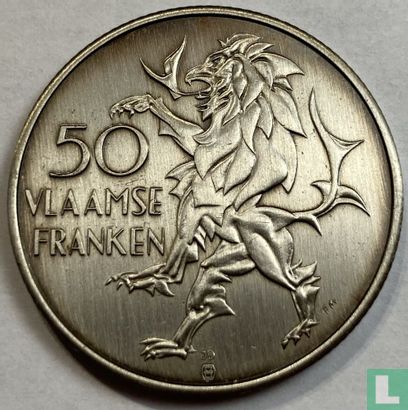 België 50 Vlaamse Franken 1985 (alpaca) - Afbeelding 2