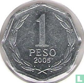 Chili 1 peso 2005 - Image 1