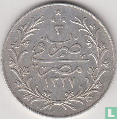 Ägypten 10 Qirsh 1911 (AH1327-3) - Bild 1