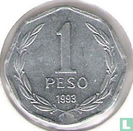Chili 1 peso 1993 - Image 1