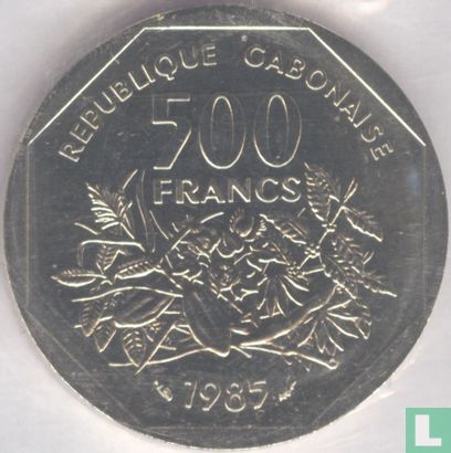 Gabun 500 Franc 1985 (Probe) - Bild 1